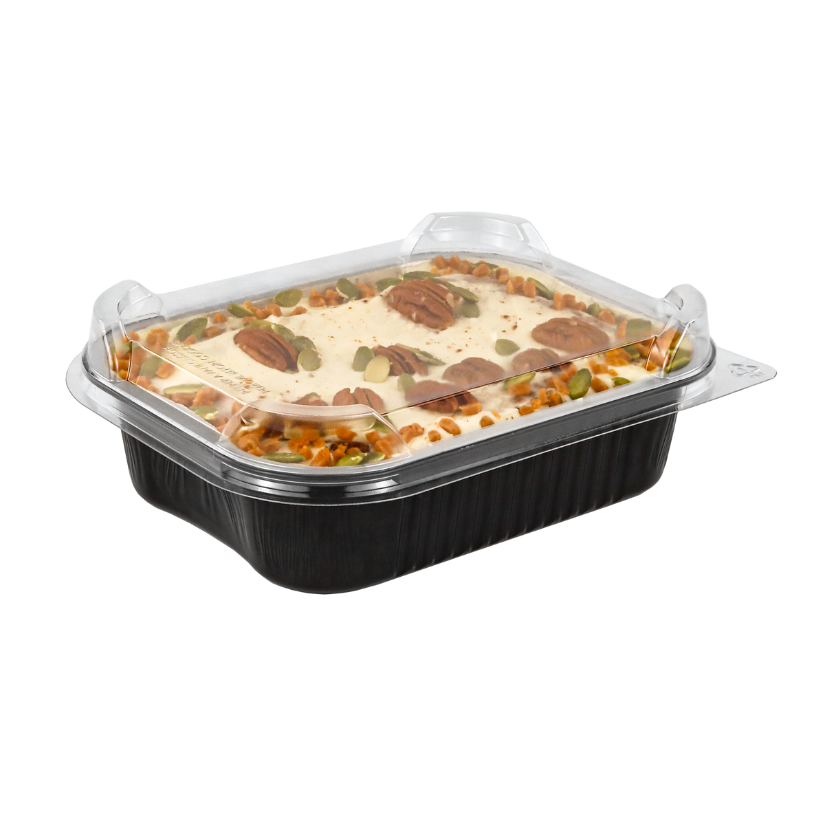 Contenant Aluminium Noir avec couvercle 725ML - 15 unités | TalThi