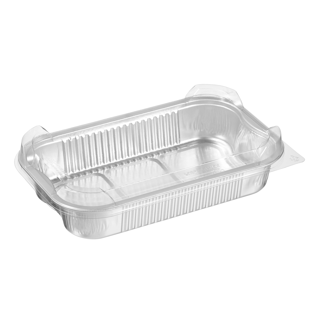 Lot De 10 Barquettes En Aluminium Avec Couvercles - Contenants Rectangulaires Jetables Pour Cuisson Au Four, Barbecue, Rangement Et Transport Aliments